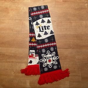 Miller Lite Holiday Scarf